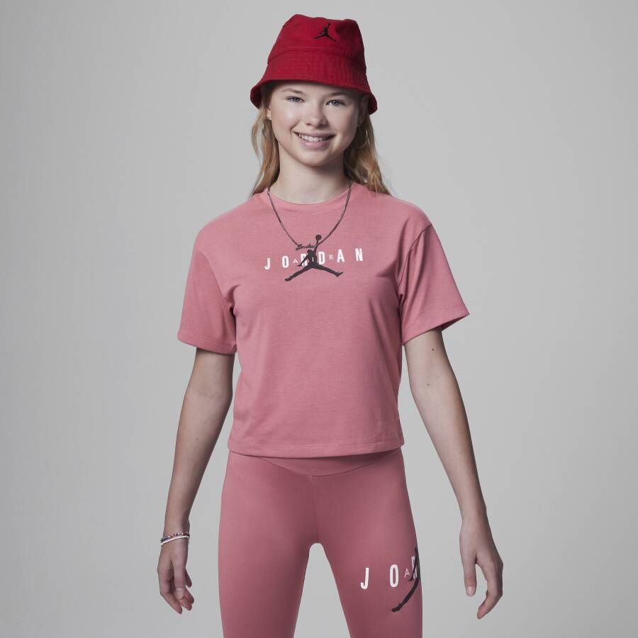 Jordan T-shirt voor kids Roze