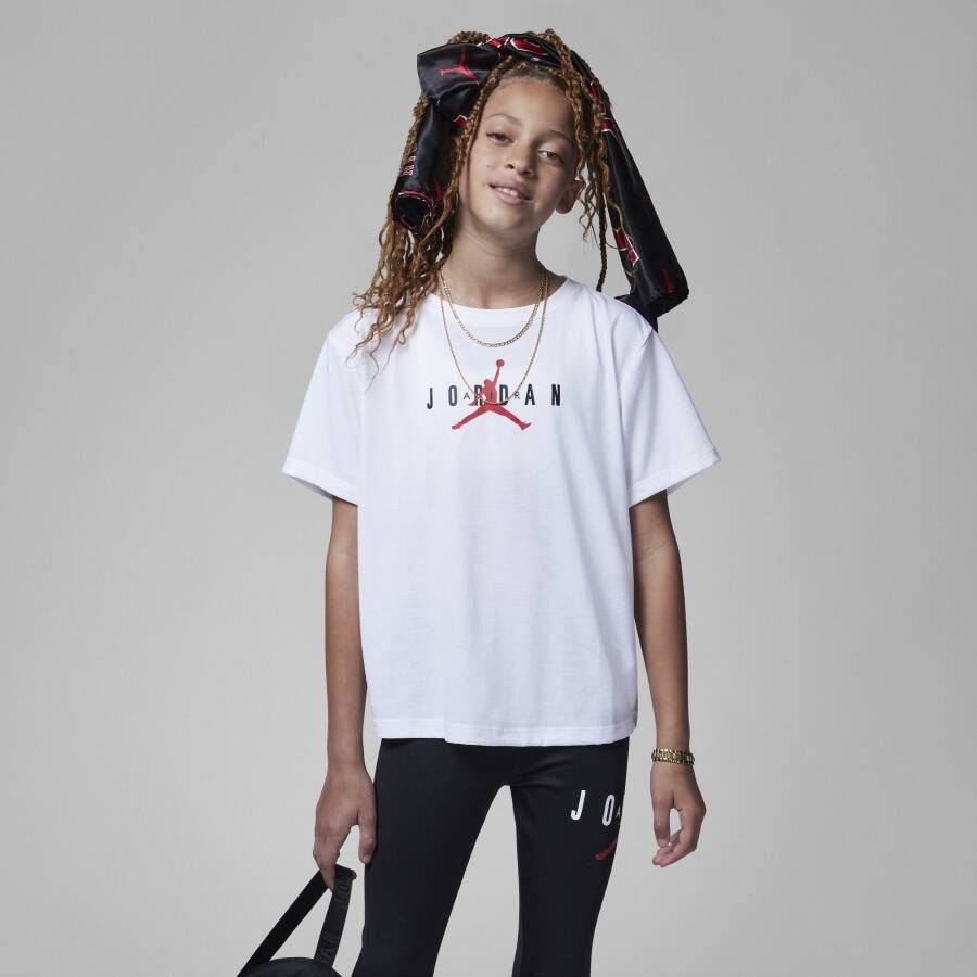 Jordan T-shirt voor kids Wit