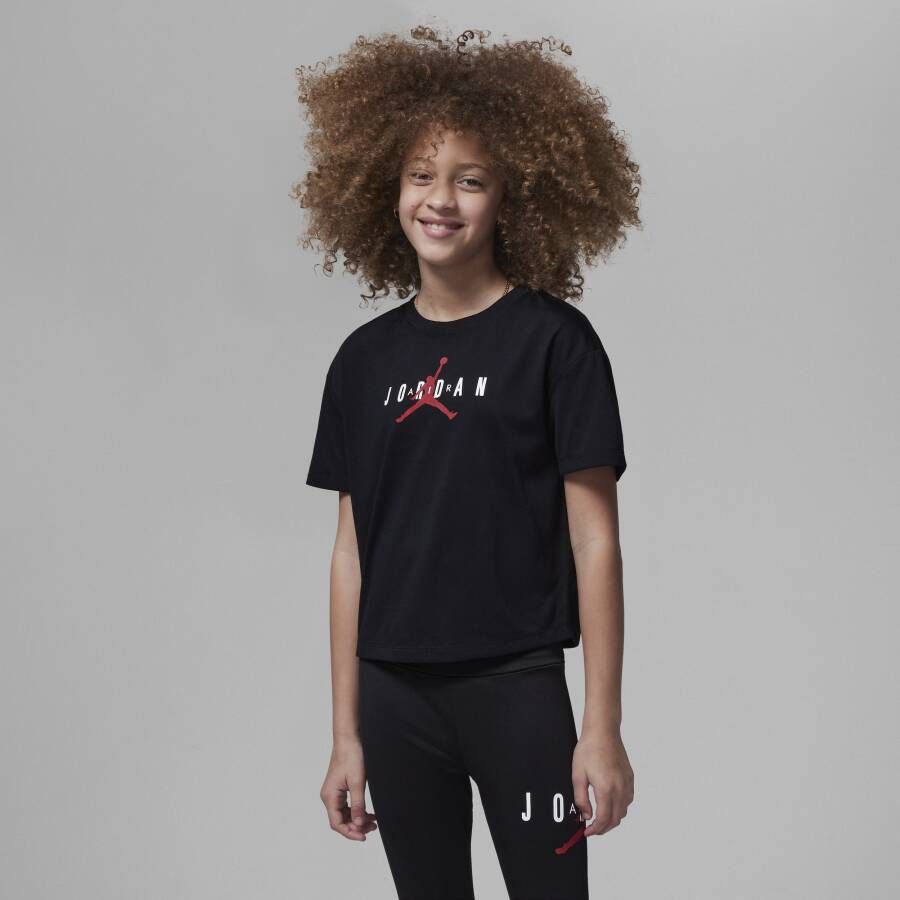 Jordan T-shirt voor kids Zwart