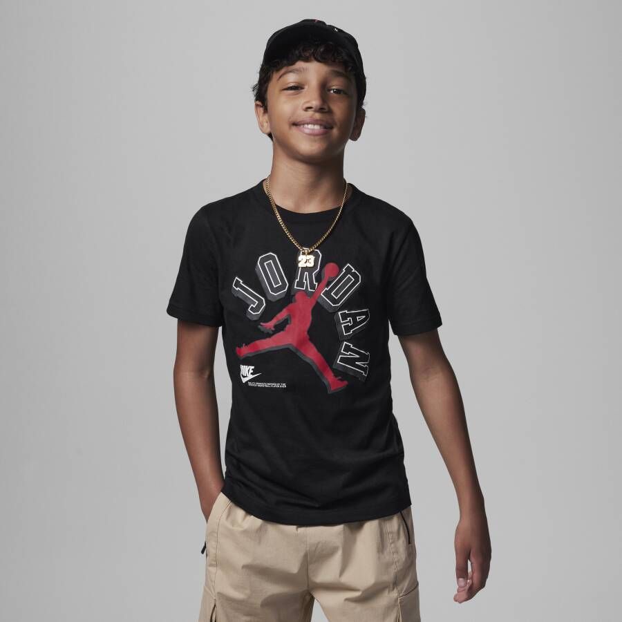 Jordan Varsity Jumpman Tee T-shirt voor kids Zwart