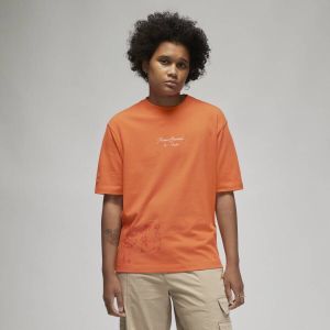 Jordan Women's Paris Collective x Cheetah T-shirt voor dames Oranje