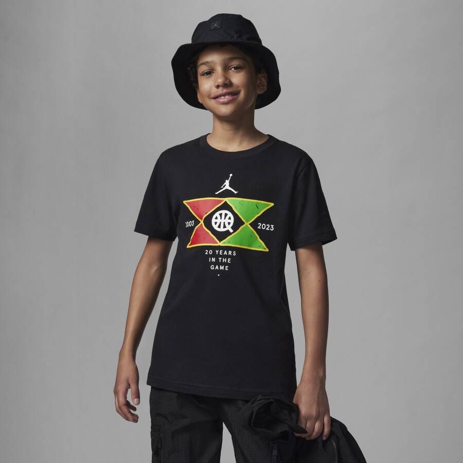 Jordan X Quai 54 Tee T-shirt voor kids Zwart