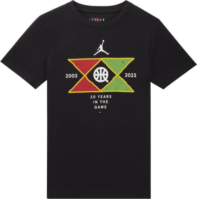 Jordan X Quai 54 Tee T-shirt voor kleuters Zwart