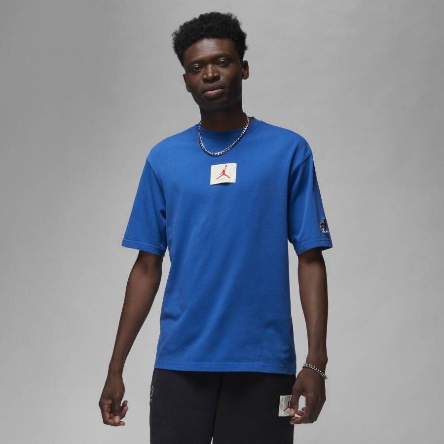 Jordan x Two 18 T-shirt voor heren Blauw