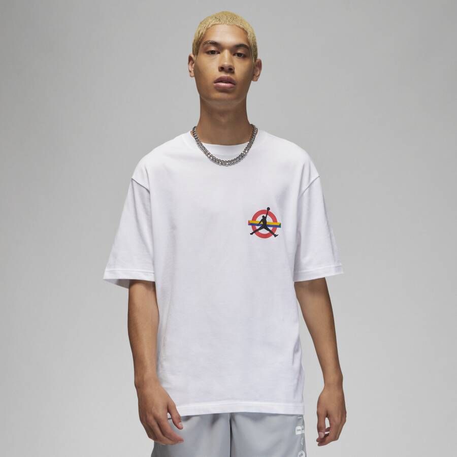 Jordan Zone 23 T-shirt voor heren Wit
