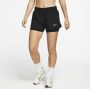 Nike 10K 2-in-1 hardloopshorts voor dames Zwart - Thumbnail 1