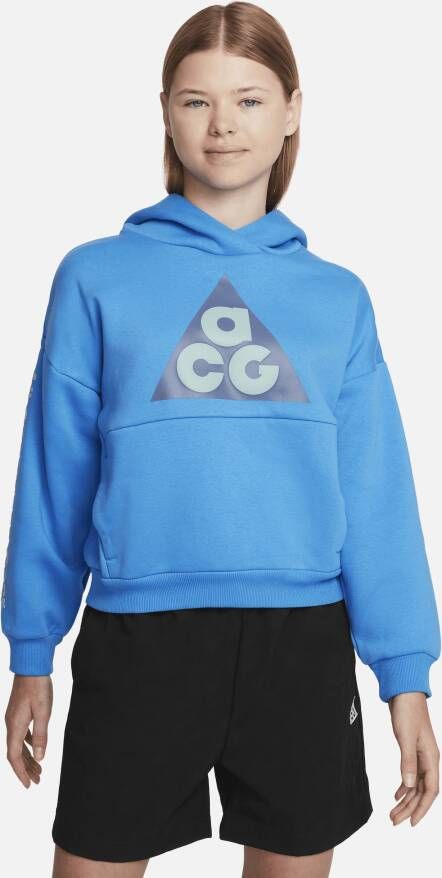 Nike ACG Icon Fleece hoodie voor kids Blauw