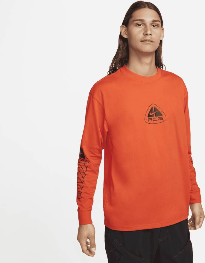 Nike ACG T-shirt met lange mouwen voor heren Rood