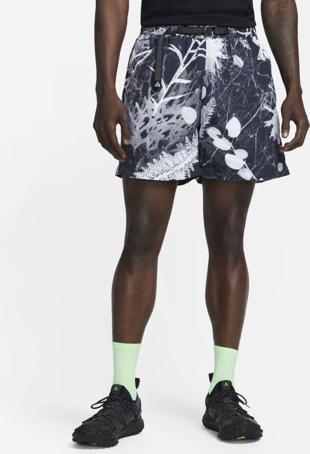 Nike ACG Trail shorts met volledige print voor heren Zwart