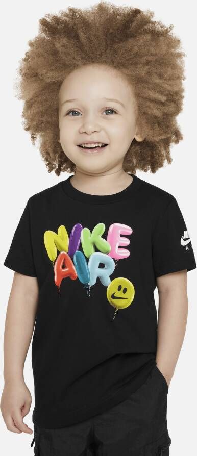 Nike Air Balloon Tee T-shirt voor peuters Zwart