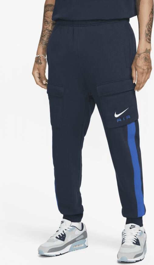 Nike Sportswear Air Cargo Pant Fleece Basketball Trainingsbroeken Heren obsidian game royal maat: XL beschikbare maaten:L XL