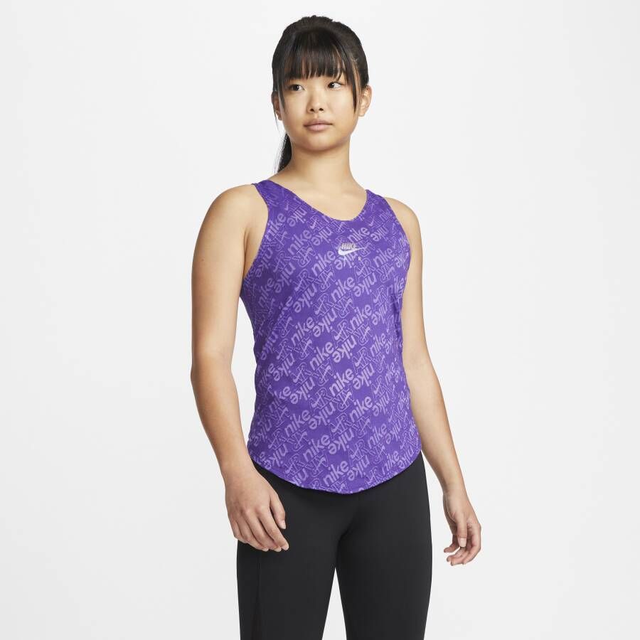 Nike Air Dri-FIT Hardlooptanktop voor dames Paars