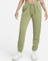 Nike Air Fleece joggingbroek met halfhoge taille voor dames Groen - Thumbnail 1