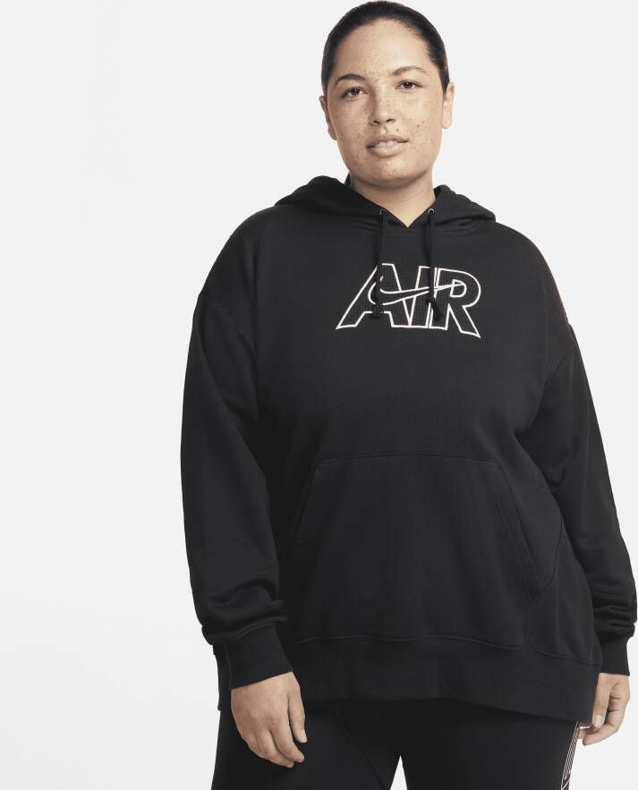 Nike Air Fleecehoodie voor dames Zwart