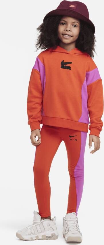 Nike Air French Terry Pullover and Leggings Set Kleuterset Rood