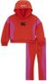 Nike Air Set met tui en legging van sweatstof voor baby's (12-24 maanden) Rood - Thumbnail 1