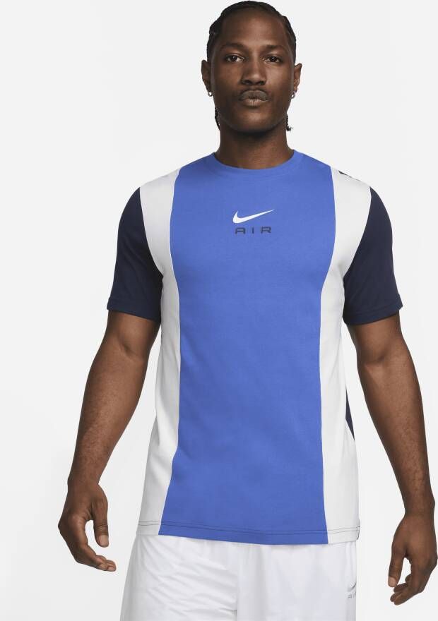 Nike Sportswear Air Shortsleeve Top T-shirts Heren game royal summit white obsidian maat: M beschikbare maaten:S M L XL