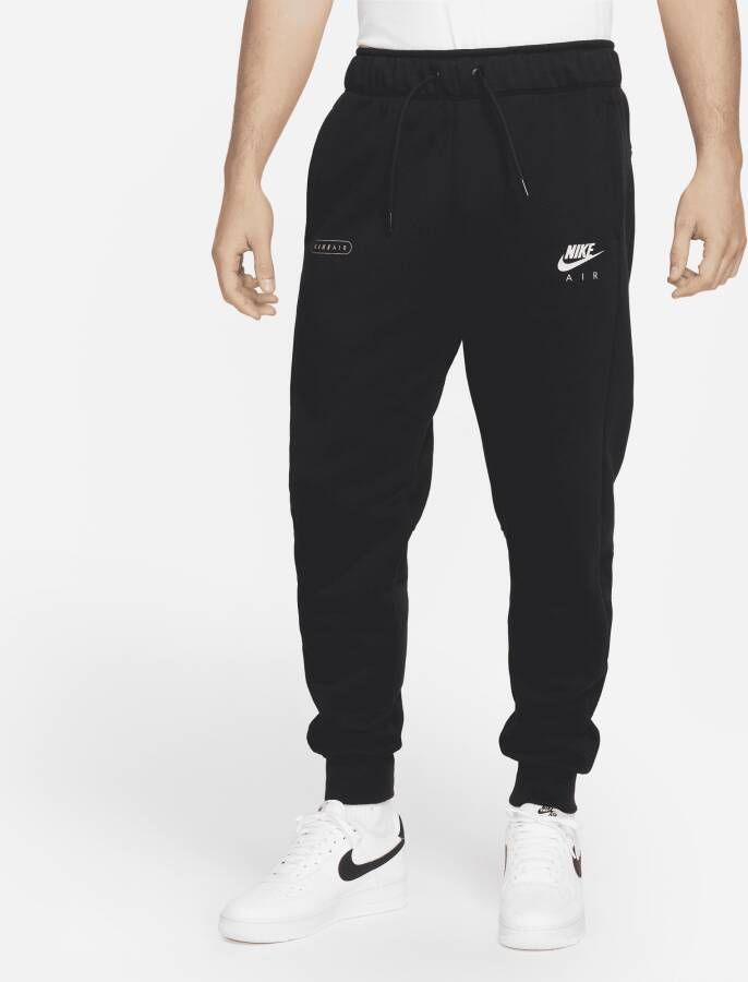 Nike Air Joggingbroek van geborstelde fleece voor heren Zwart