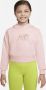 Nike Air Korte hoodie van sweatstof voor meisjes Roze - Thumbnail 1