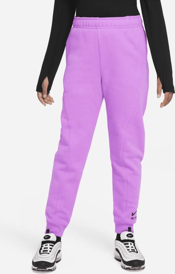 Nike Air Meisjesbroek van sweatstof Paars