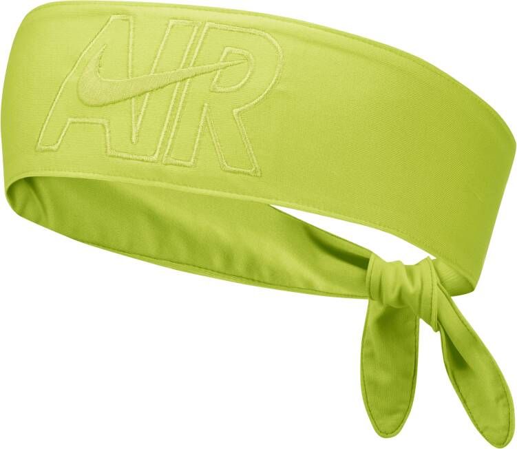 Nike Air Smalle hoofdband met graphic voor dames Groen