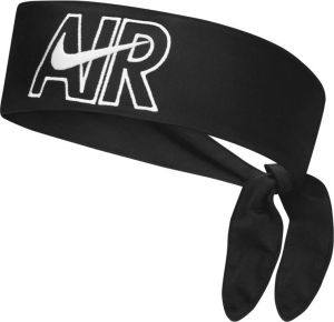 Nike Air Smalle hoofdband met graphic voor dames Zwart