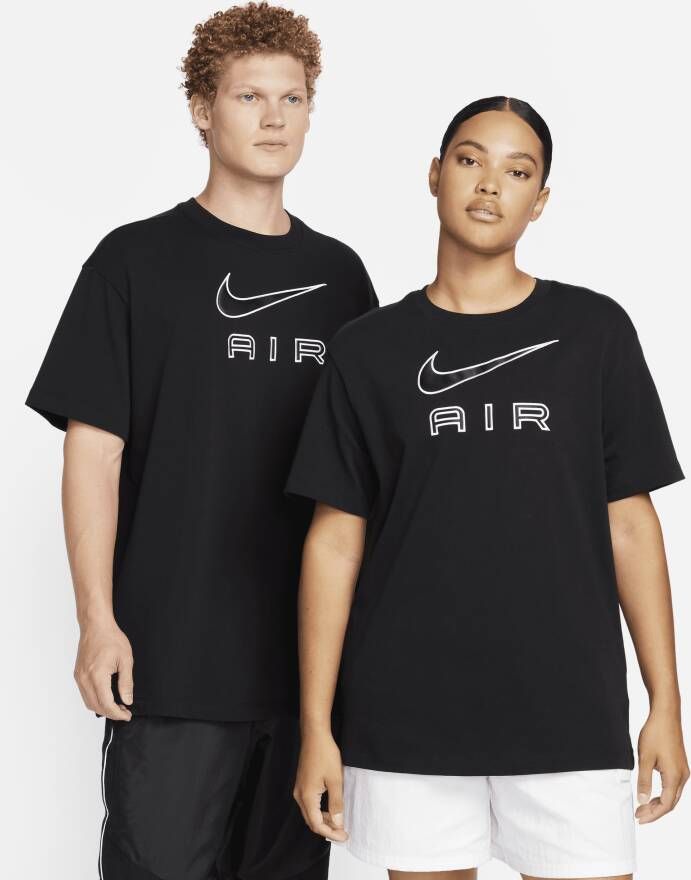 Nike Air T-shirt voor dames Zwart