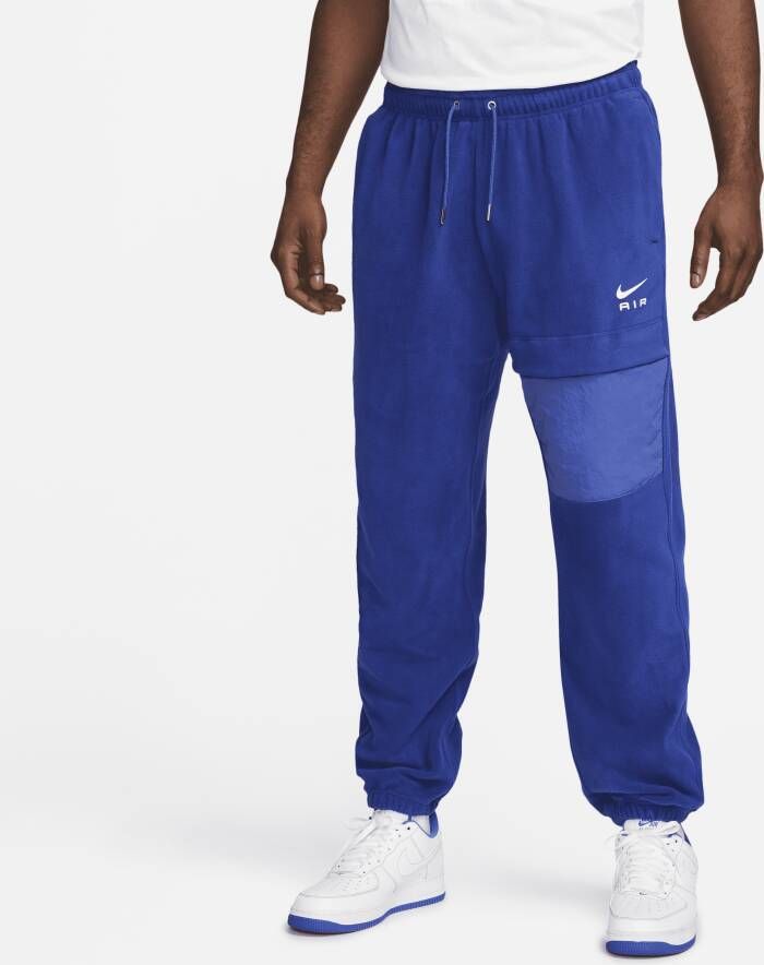 Nike Winter Fleece Trainingsbroek Blauw Wit Blue Heren