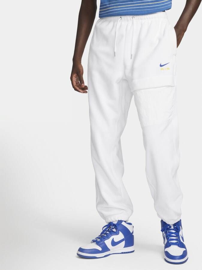 Nike Winter Fleece Trainingsbroek Wit Geel White Heren