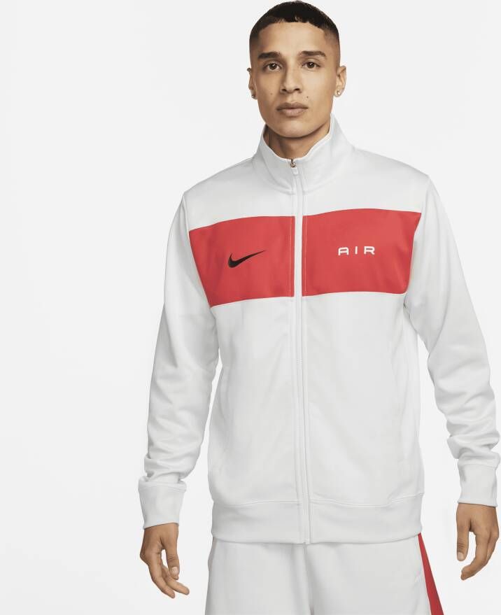Nike Air Track-jacket Trainingsjassen Kleding summit white crimson maat: M beschikbare maaten:M L XL