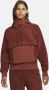 Nike Winterhoodie met nylon inzetstukken Brown Heren - Thumbnail 1