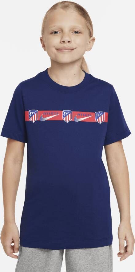 Nike Atlético de Madrid Voetbalshirt voor kids Blauw