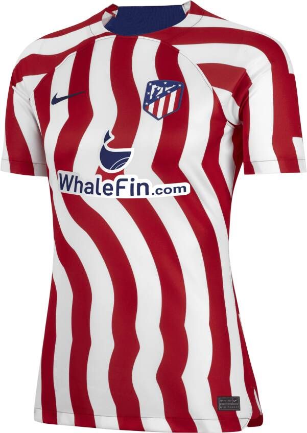 Nike Atlético Madrid 2022 23 Stadium voetbalshirt met Dri-FIT voor dames Wit