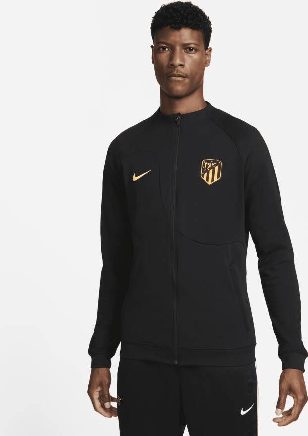Nike Atlético Madrid Academy Pro Knit voetbaljack voor heren Zwart