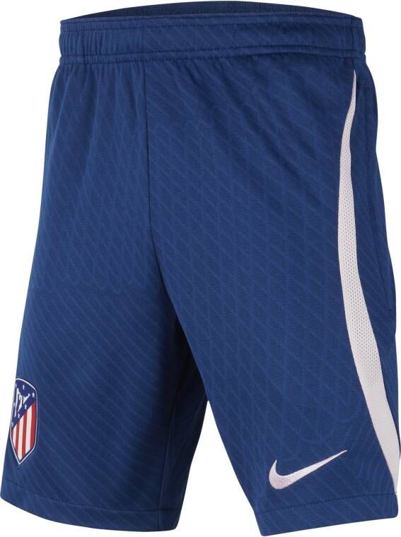 Nike Atlético Madrid Strike Dri-FIT knit voetbalshorts voor kids Blauw