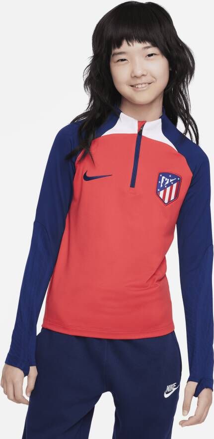 Nike Atlético Madrid Strike Dri-FIT knit voetbaltrainingstop voor kids Rood