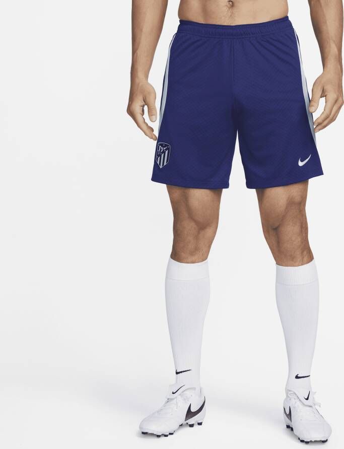 Nike Atlético Madrid Strike voetbalshorts met Dri-FIT voor heren Blauw