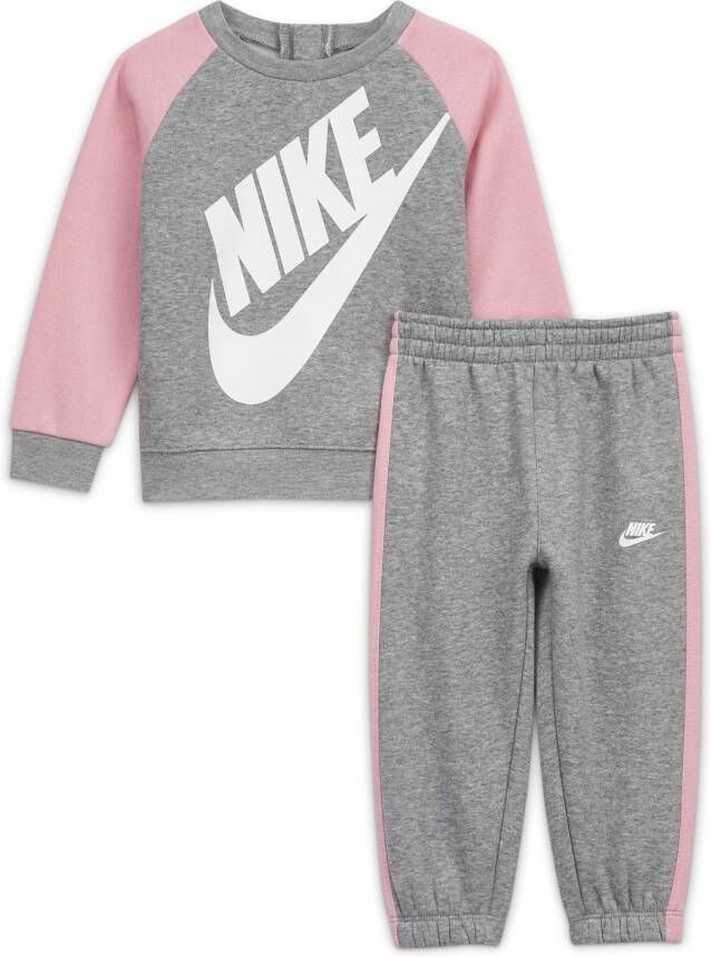 Nike Babyset met shirt met ronde hals en broek (12-24 maanden) Grijs