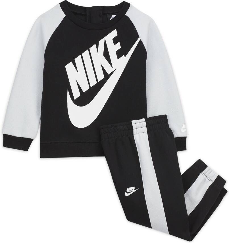 Nike Babyset met shirt met ronde hals en broek (12-24 maanden) Zwart