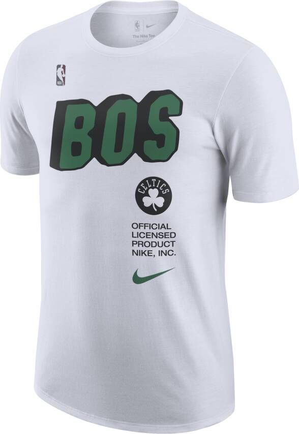 Nike Boston Celtics NBA T-shirt voor heren Wit