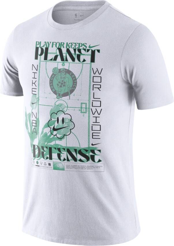 Nike Boston Celtics NBA T-shirt voor heren Wit