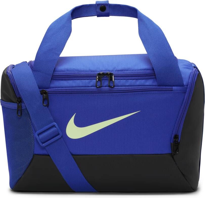 Nike Brasilia 9.5 Trainingstas (extra small 25 liter) Blauw