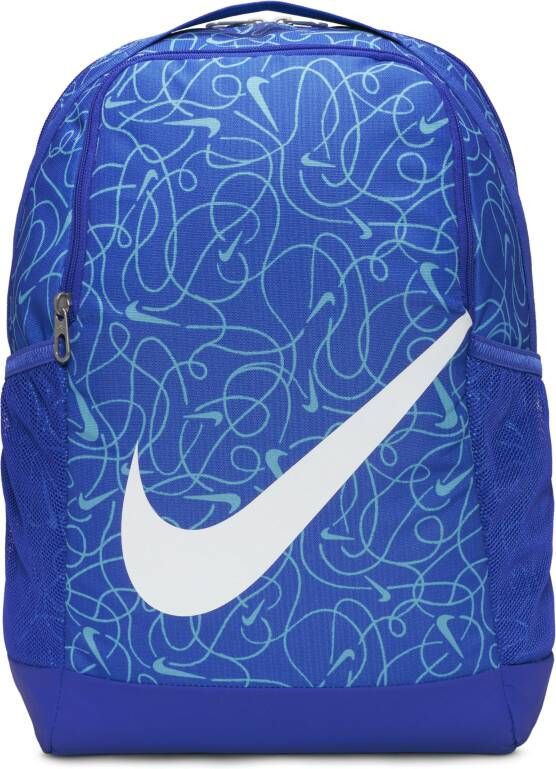 Nike Brasilia Rugzak voor kids (18 liter) Blauw