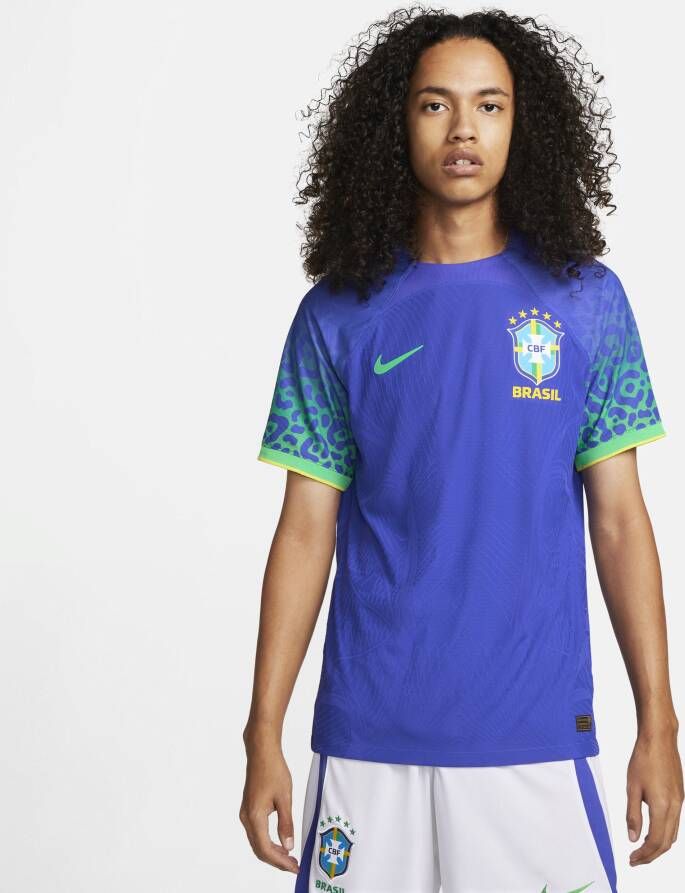Nike Brazilië 2022 23 Match Uit Dri-FIT ADV voetbalshirt voor heren Blauw