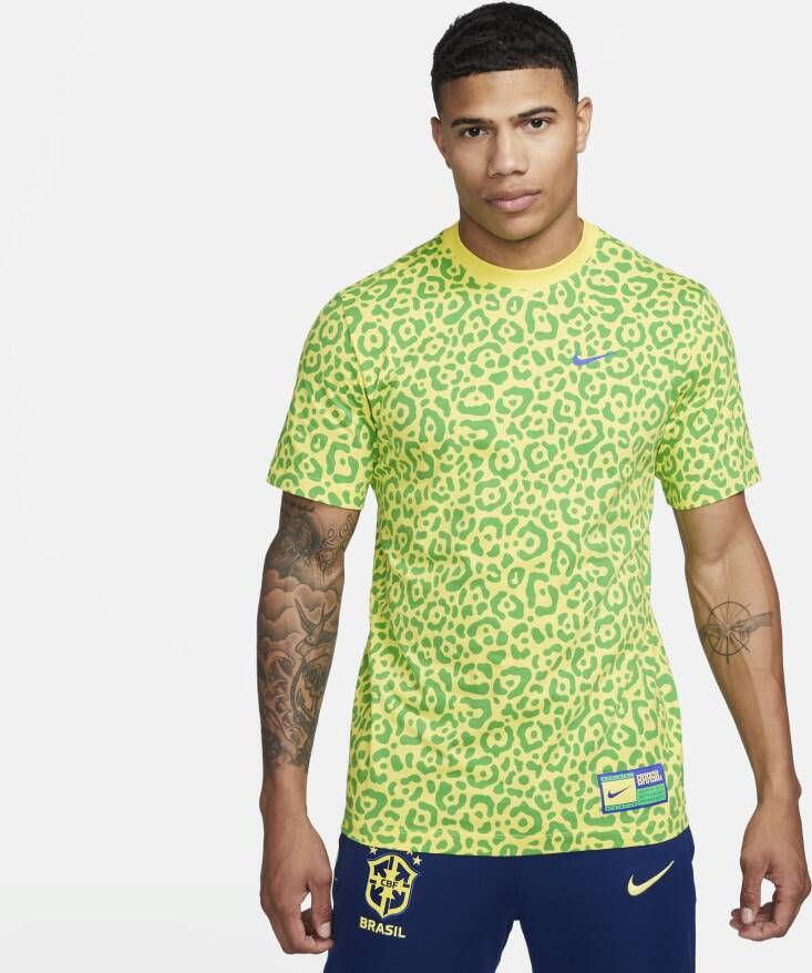 Nike Brazilië Ignite T-shirt voor heren Geel