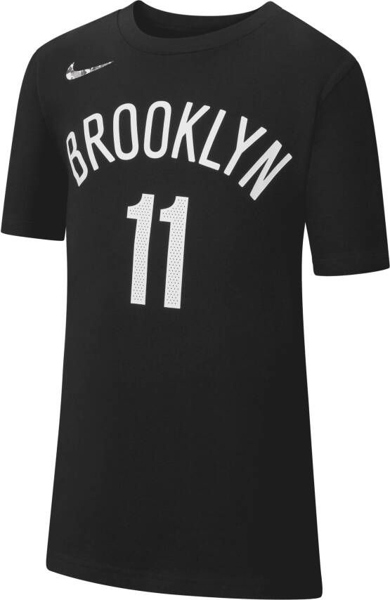 Nike Brooklyn Nets Courtside Icon Edition NBA-shirt voor kids Zwart