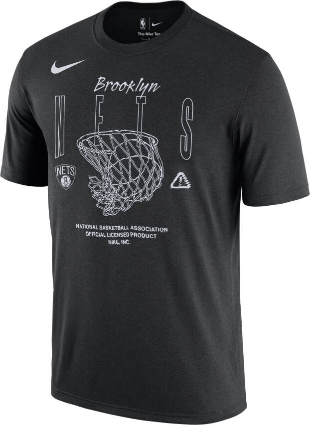Nike Brooklyn Nets Courtside Max90 NBA-herenshirt Zwart