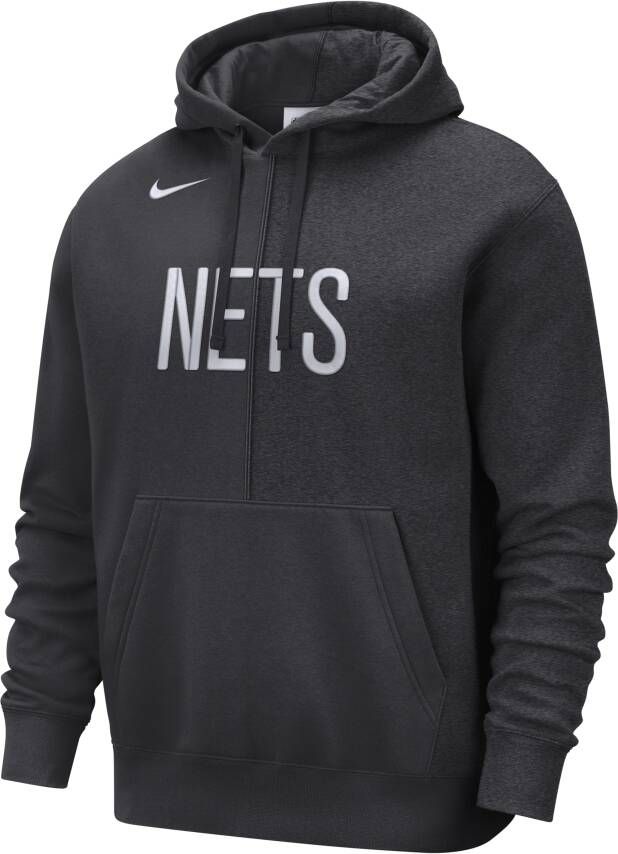 Nike Brooklyn Nets Courtside NBA-fleecehoodie voor heren Grijs