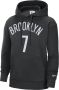Nike Brooklyn Nets Essential NBA-fleecehoodie voor heren Zwart - Thumbnail 1