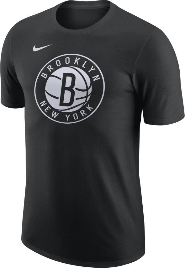 Nike Brooklyn Nets Essential NBA-herenshirt Zwart
